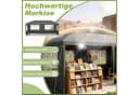 FIVMEN Gartenpavillon Partyzelt mit PVC-Fenstern und abnehmbaren Seitenwänden Bild 1