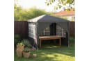 FIVMEN Gartenpavillon Partyzelt mit PVC-Fenstern und abnehmbaren Seitenwänden Bild 2