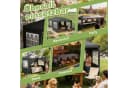 FIVMEN Gartenpavillon Partyzelt mit PVC-Fenstern und abnehmbaren Seitenwänden Bild 5