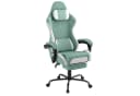FIVMEN Gaming-Stuhl Ergonomisch mit Massage-Lendenkissen und Fußstütze Grün Bild 2