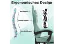 FIVMEN Gaming-Stuhl Ergonomisch mit Massage-Lendenkissen und Fußstütze Grün Bild 3