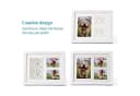 LuxusKollektion Pfotenabdruck-Set Hund 3D Holz Bilderrahmen Wanddekoration Bild 1
