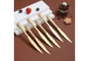 LuxusKollektion Steakbesteck Set 8-tlg. Gold Edelstahl Spülmaschinenfest Bild 1