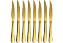 LuxusKollektion Steakbesteck Set 8-tlg. Gold Edelstahl Spülmaschinenfest Bild 2