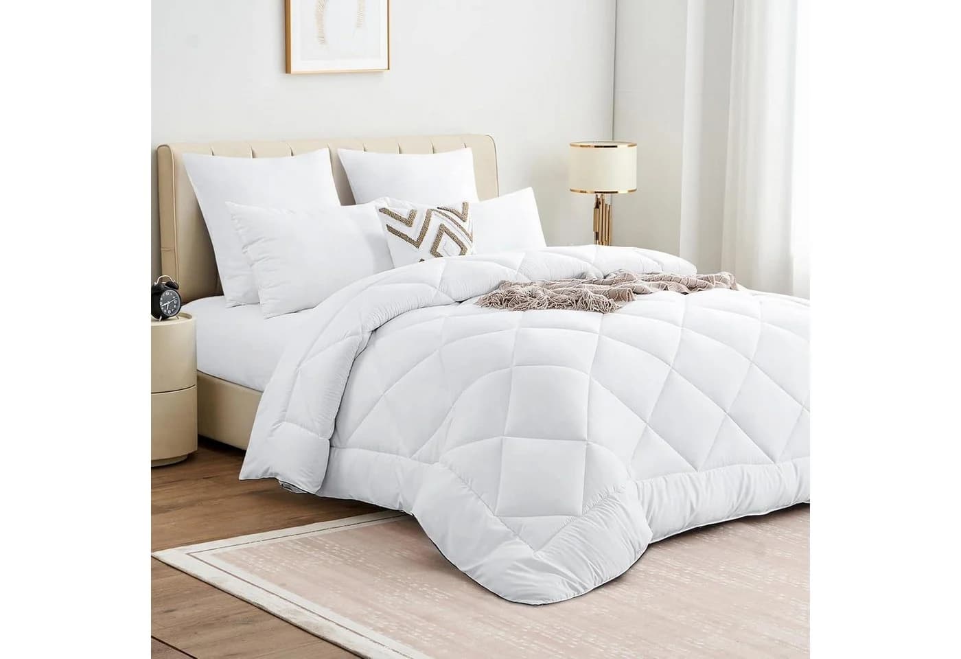 LuxusKollektion Bettdecke 200x220 Ganzjahresdecke Polyester