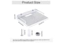 LuxusKollektion Wandregal Aluminium Router Tablett Silber Bild 3