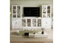 VOWNER TV-Schrank Set Weiß 280 cm mit Glastüren Bild 2