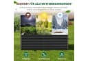 UDPATIO Hochbeet Metall 2er-Set Schwarz/Grau Verzinkter Stahl Bild 3