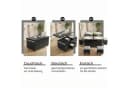 VOWNER Couchtisch mit klappbarer Tischplatte – 4-in-1 Multifunktions Wohnzimmertisch Bild 5