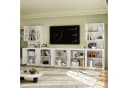VOWNER TV-Schrank Modular Weiß mit Glastüren 5-teilig Bild 4