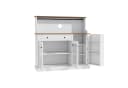 HOLTICO Sideboard Küchenschrank Weiß mit Arbeitsplatte Bild 3