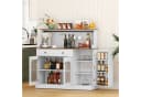 HOLTICO Sideboard Küchenschrank Weiß mit Arbeitsplatte Bild 4