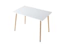 GrandCA HOME Esstisch Modern Weiß Minimalistisch Bild 2