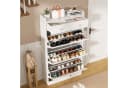 VOWNER Schuhschrank mit 3 Klappen und 2 Schubladen Weiß Bild 4