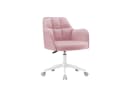 YOUDENOVA Bürostuhl Rosa Höhenverstellbar mit Rollen Bild 3