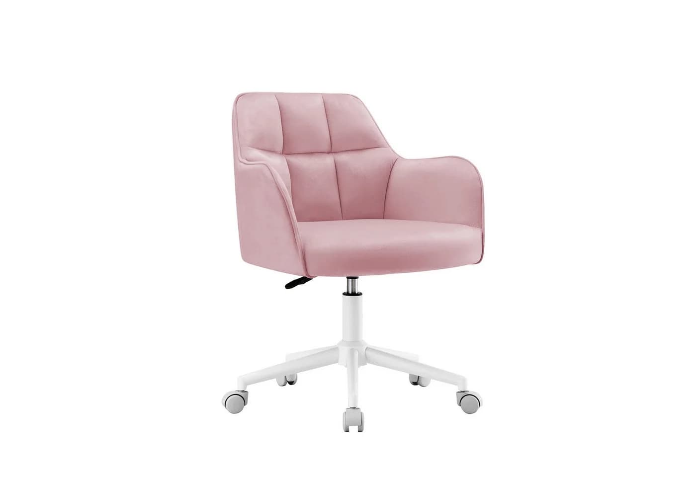 YOUDENOVA Bürostuhl Rosa Höhenverstellbar mit Rollen - Bild 3