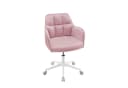 YOUDENOVA Bürostuhl Rosa Höhenverstellbar mit Rollen Bild 4