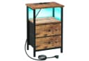 AMHANCIBLE Nachttisch mit LED, USB & Steckdosen Bild 4