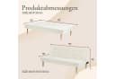 SteeLong Schlafsofa 3-Sitzer Grau Skandinavisches Design mit Kiefernholzrahmen Bild 1