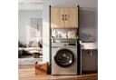 Karlhome Badregal Eiche Holzwerkstoff Metall Verstellbar Bild 2