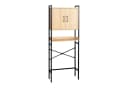 Karlhome Badregal Eiche Holzwerkstoff Metall Verstellbar Bild 3