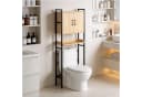Karlhome Badregal Eiche Holzwerkstoff Metall Verstellbar Bild 4