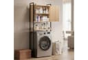 Karlhome Badregal Eiche Holzwerkstoff Metall Verstellbar Bild 5