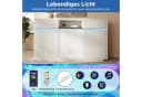 TavilaEcon Sideboard Weiß mit LED-Beleuchtung Bild 5