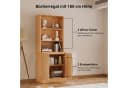VOWNER TV-Schrank Set 4-tlg. Holzfarbe Glas Bild 5