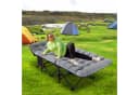 Meulbaty Klappbett Camping Bett Grau 400KG Belastbar Bild 1