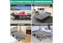 Meulbaty Klappbett Camping Bett Grau 400KG Belastbar Bild 5