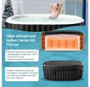 Meulbaty Aufblasbarer Whirlpool für 2 Personen mit 90 Massagedüsen Bild 1