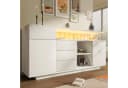 Ulife Sideboard Weiß mit LED & Soft-Close Bild 2