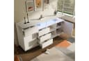Ulife Sideboard Weiß mit LED & Soft-Close Bild 5