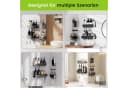 Elegear Duschablage 5er Set Edelstahl Badezimmer Regal Organizer Schwarz Bild 3