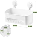 Elegear Duschablage Saugnapf 8 kg Weiß Bild 5
