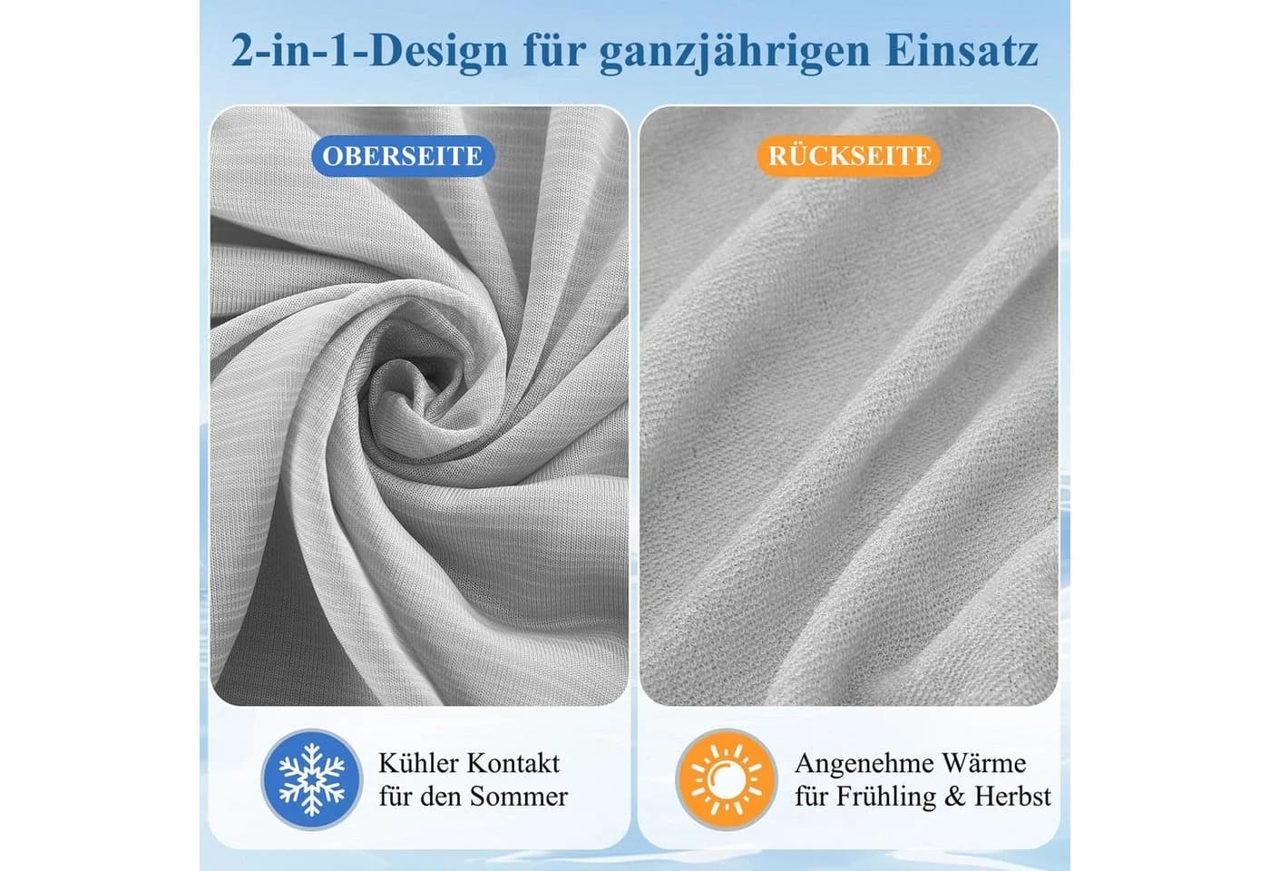 Elegear Sommerbettdecke Kühlfasern Bambusfaser - Bild 3