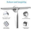 Elegear Duschabzieher Edelstahl 25/30cm Silikonstreifen Bild 3