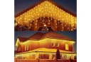 Quntis LED-Lichterkette 4M Warmweiß 144 LEDs Eisregen Außen Bild 2