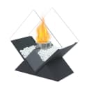 JHY DESIGN Tisch-Feuerschale 37cm Schwarz Bioethanol Bild 2