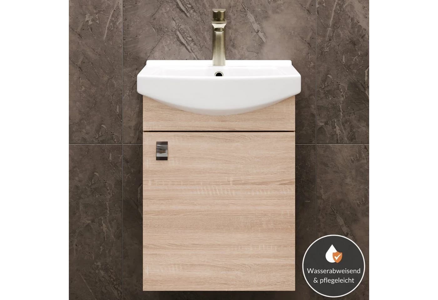 Planetmöbel Waschtischunterschrank 45cm Sonoma Eiche - Bild 5