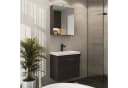 Planetmöbel Badmöbel-Set, Spiegelschrank 63cm, Anthrazit Bild 1