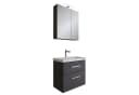 Planetmöbel Badmöbel-Set, Spiegelschrank 63cm, Anthrazit Bild 2