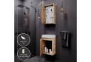 Planetmöbel Badmöbel-Set 40 cm Gold-Eiche mit Spiegelschrank Bild 3