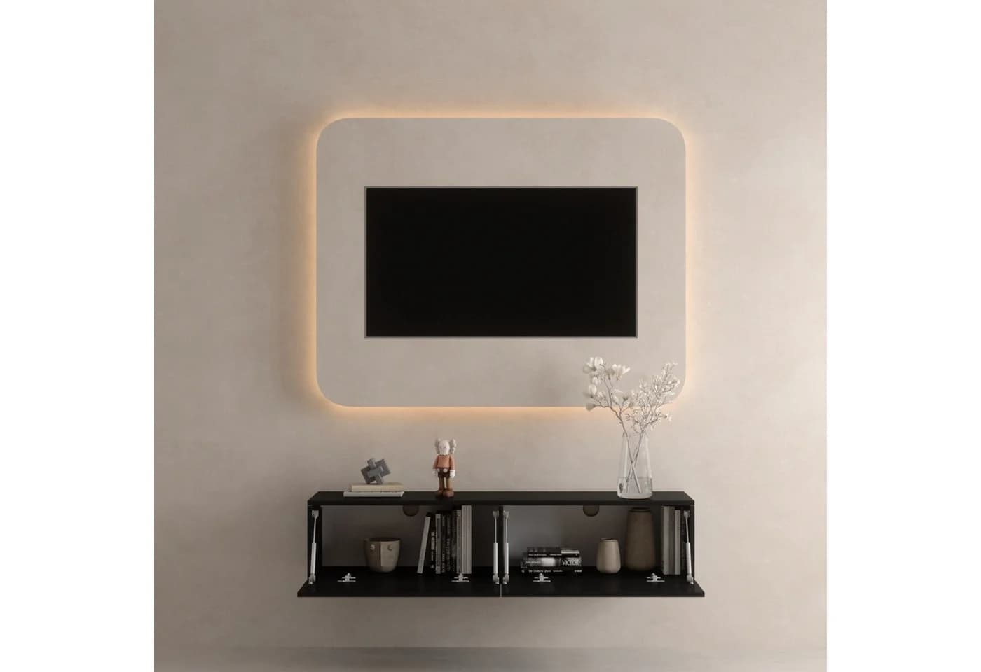 Planetmöbel TV-Board WEST 140cm Gold Eiche - Bild 4