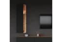 Planetmöbel Hochschrank LUX Seitenschrank 40 cm Gold Eiche Anthrazit Bild 3