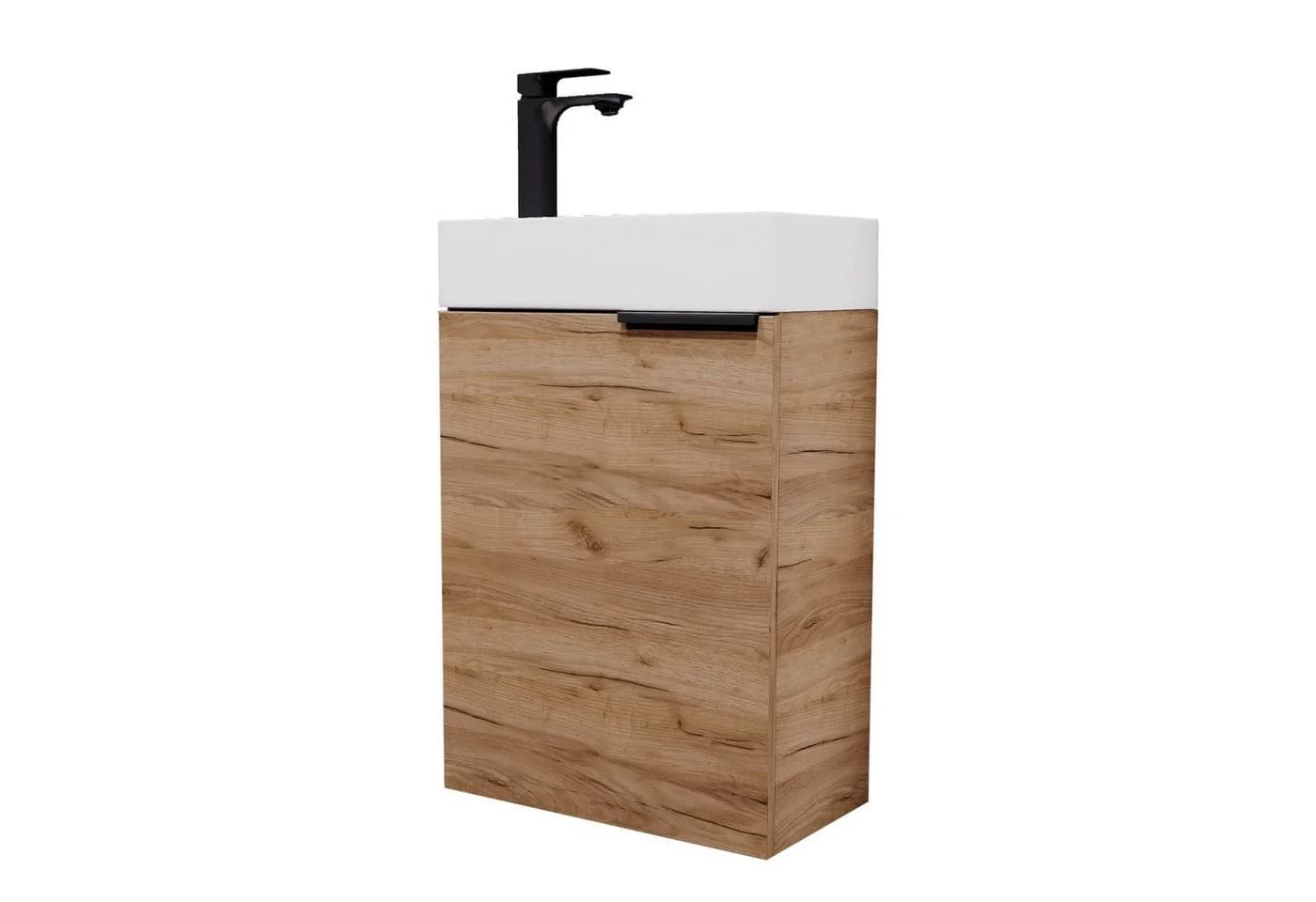 Planetmöbel Waschtisch-Set Compact 40cm mit Unterschrank und Armatur - Bild 2