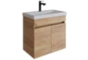 Planetmöbel Waschtisch-Set 63cm mit Keramikwaschbecken Softclose Bild 2