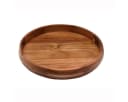 Bricard Serviertablett CIRCLE Rund Massivholz Akazienholz Braun Bild 1