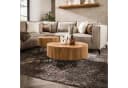 alesvelt Couchtisch-Set Elio Tamburo Mangoholz Lamellen-Design 2er Set Bild 2